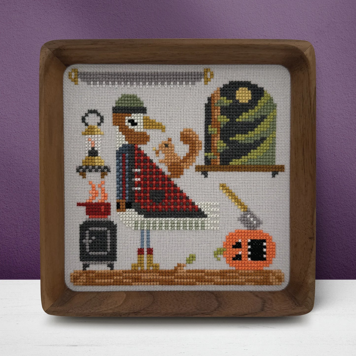 PREORDER Trick or Tweet Lloyd- Boomerang Stitches - Cross Stitch Pattern