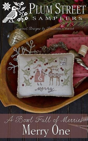 Merry One - Plum Street Samplers - Cross Stitch Pattern
