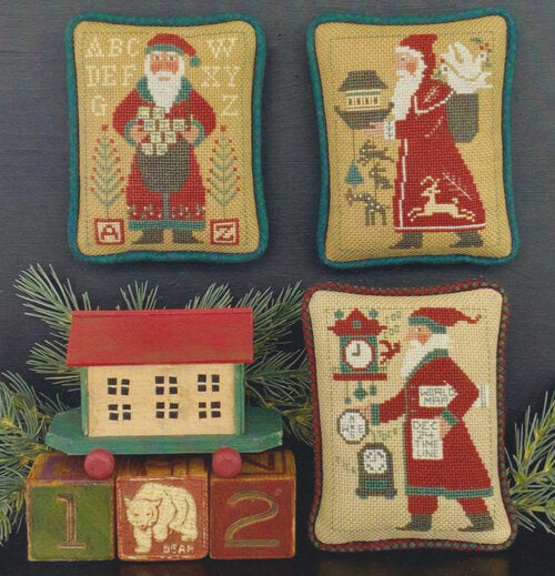 Santas Revisited VIII (1997, 1998, 20213) - The Prairie Schooler - Cross Stitch Pattern