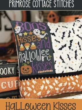 Halloween Kisses - Primrose Cottage Stitches - Cross Stitch Pattern, Needlecraft Patterns, Needlecraft Patterns, The Crafty Grimalkin - A Cross Stitch Store
