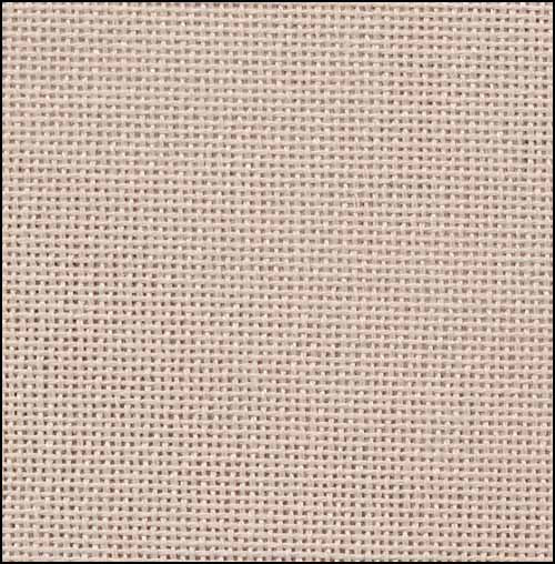 28 Count Zweigart Lugana - Mushroom (Light Mocha) - Cross Stitch Fabric
