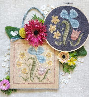 Wildflowers - Hello From Liz Mathews - Cross Stitch Pattern, Needlecraft Patterns, The Crafty Grimalkin - A Cross Stitch Store