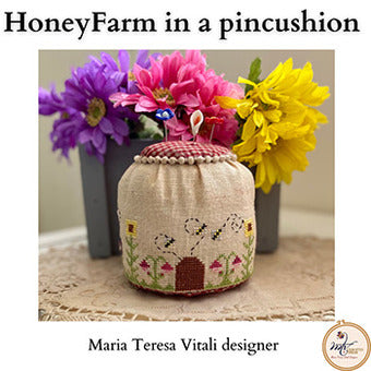 Honey Farm in a Pin Cushion - MTV Designs - Cross Stitch Kit