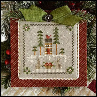 Log Cabin Bunnies, Log Cabin Christmas #2 Little House Needleworks - Cross Stitch Pattern, Needlecraft Patterns, Needlecraft Patterns, The Crafty Grimalkin - A Cross Stitch Store