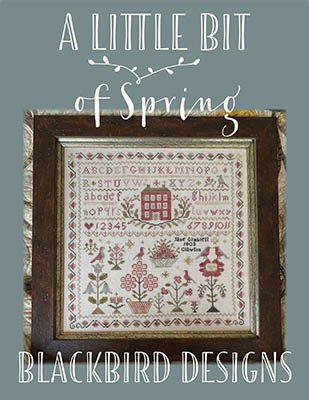 A Little Bit of Spring - Blackbird Designs - Cross Stitch Pattern Book, Needlecraft Patterns, Needlecraft Patterns, The Crafty Grimalkin - A Cross Stitch Store