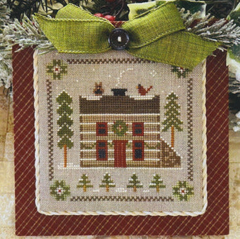 Log Cabin Christmas #8 Little House Needleworks - Cross Stitch Pattern