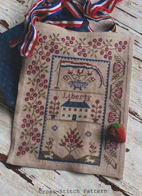 Liberty for All Sampler - Stacy Nash Primitives - Cross Stitch Pattern