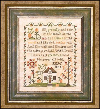 The Pumpkin - Little House Needleworks - Cross Stitch Pattern