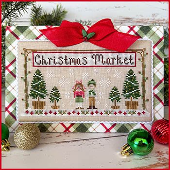 Christmas Market - Country Cottage Needleworks - Cross Stitch Pattern