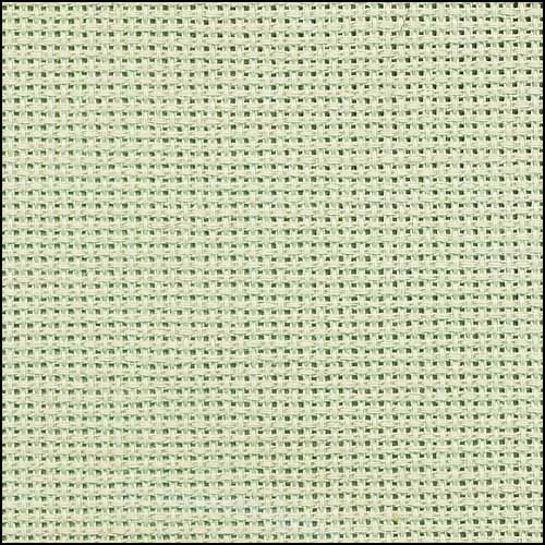 20 Count Aida - Mimosa Green Zweigart Cross Stitch Fabric, Fabric, The Crafty Grimalkin - A Cross Stitch Store