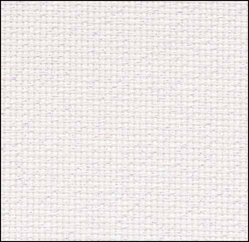 20 Count Aida - Opalescent/White Zweigart Cross Stitch Fabric