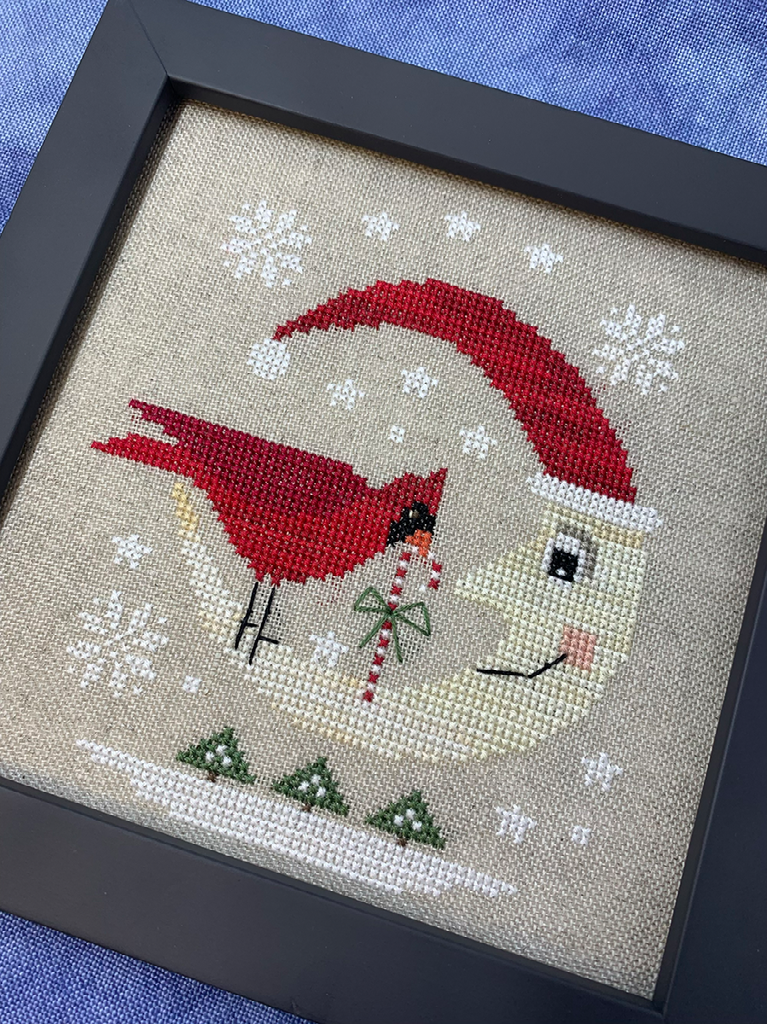 Christmas Moon - Stitches by Ethel - Cross Stitch Pattern