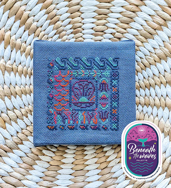 Glowing in the Deep - Shaded Stitchery - Cross Stitch Pattern, Needlecraft Patterns, The Crafty Grimalkin - A Cross Stitch Store