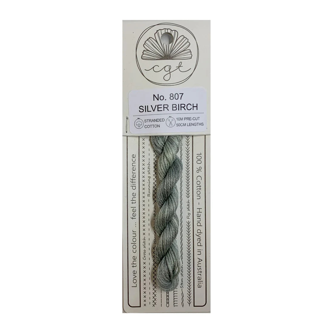 Silver Birch No. 807 - Cottage Garden Threads, Thread & Floss, Thread & Floss, The Crafty Grimalkin - A Cross Stitch Store