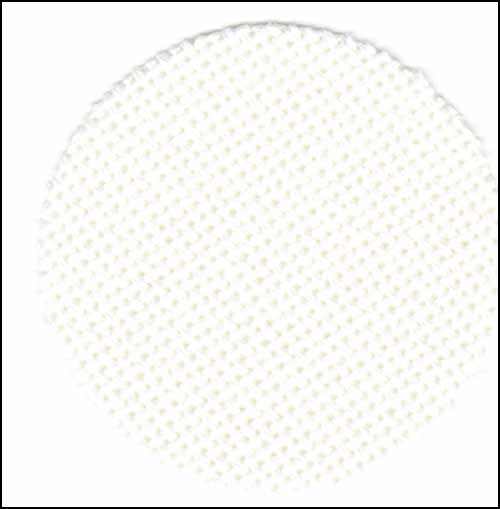 25 Count Zweigart Lugana - White - Cross Stitch Fabric