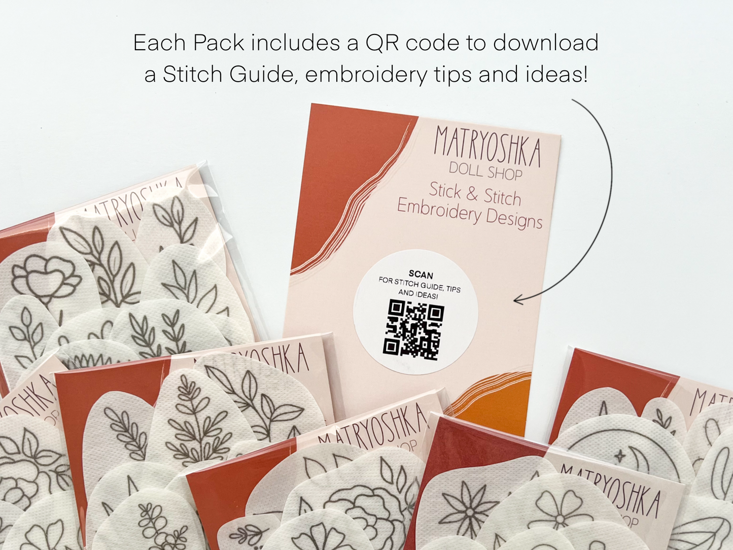 Stick & Stitch Embroidery patterns, embroidery patches