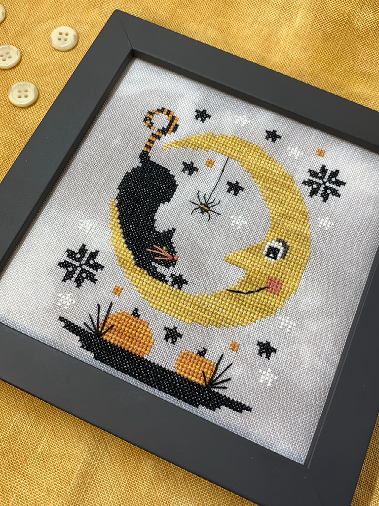 Halloween Moon - Stitches by Ethel - Cross Stitch Pattern