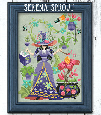 Serena Sprout - Autumn Lane - Cross Stitch Pattern, The Crafty Grimalkin - A Cross Stitch Store
