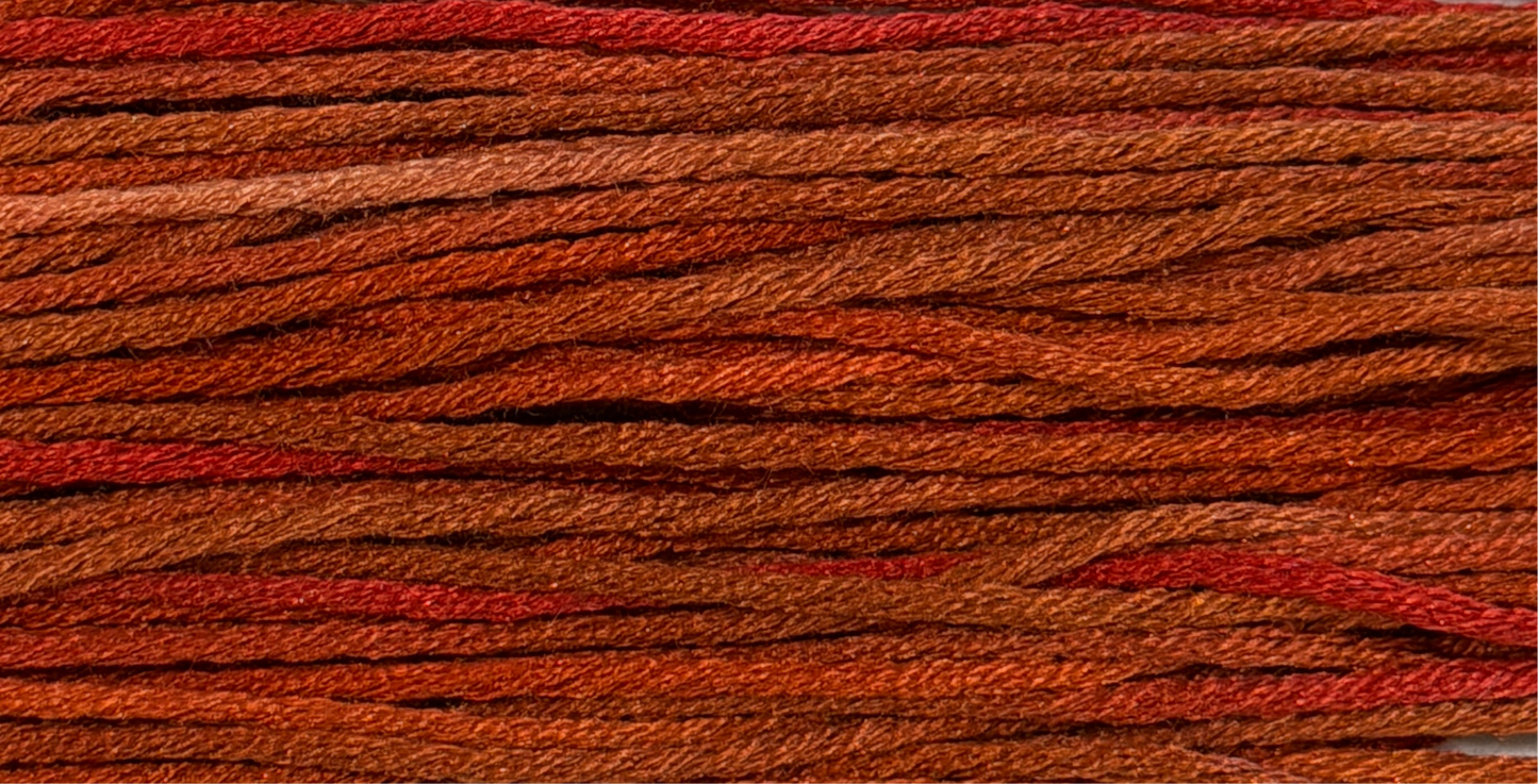 Cinnamon #151 - 12 Stranded Silk Thread - Gloriana Silk