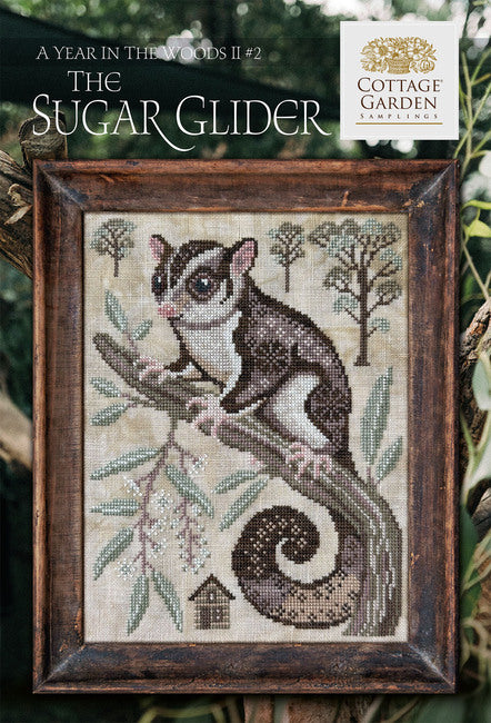 The Sugar Glider - A Year in the Woods II #2 - Cottage Garden Samplings - Cross Stitch Pattern