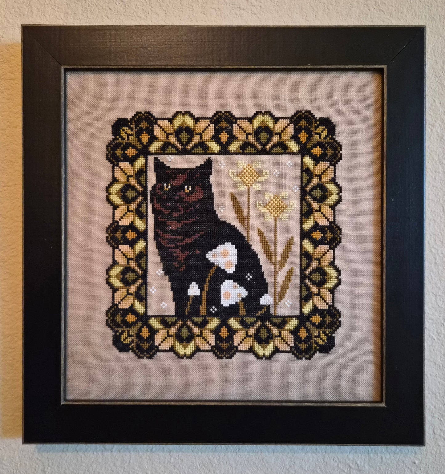 PREORDER Chonky Forest Kitty - Artsy Housewife - Cross Stitch Pattern, Needlecraft Patterns, The Crafty Grimalkin - A Cross Stitch Store