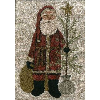 Country Santa - Teresa Kogut - Punch Needle Pattern
