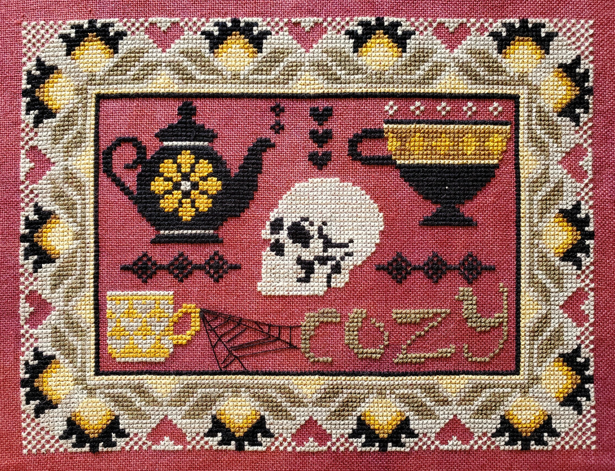 Cozy - Artsy Housewife - Cross Stitch Pattern, Needlecraft Patterns, The Crafty Grimalkin - A Cross Stitch Store