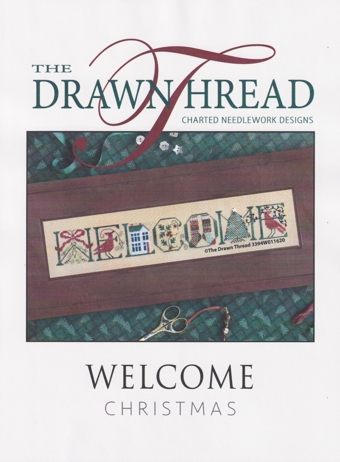 Welcome Christmas - The Drawn Thread - Cross Stitch Pattern