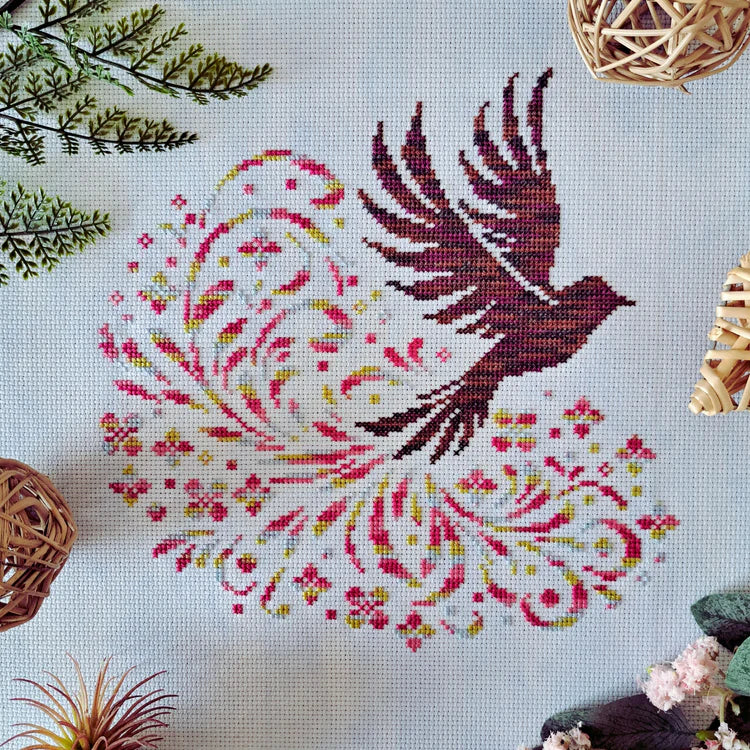 Fly Like a Bird - Artmishka - Cross Stitch Pattern