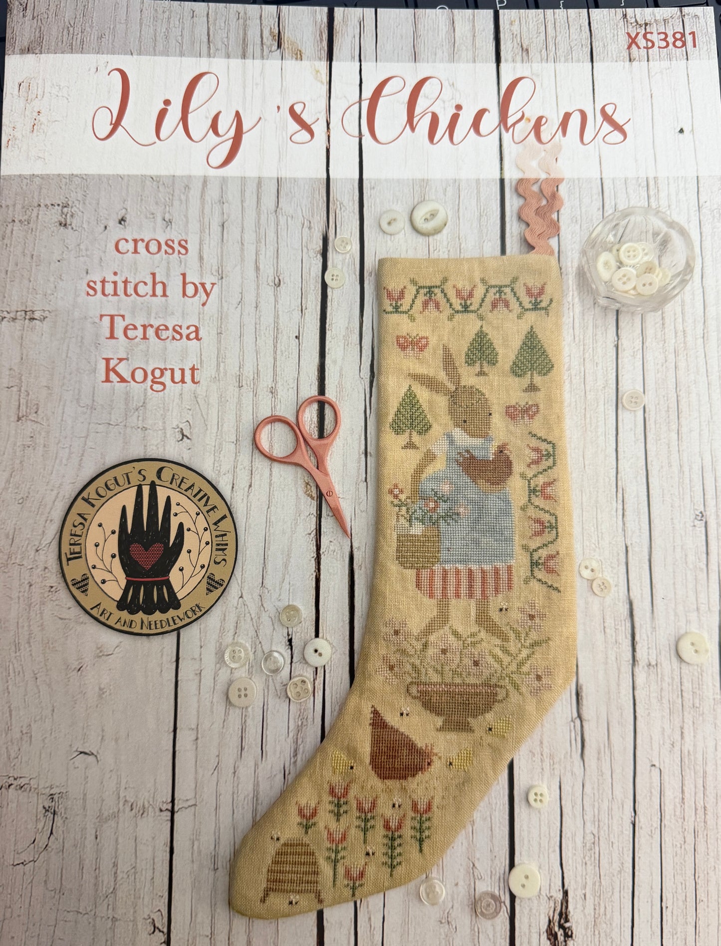 Lily's Chickens - Teresa Kogut - Cross Stitch Pattern