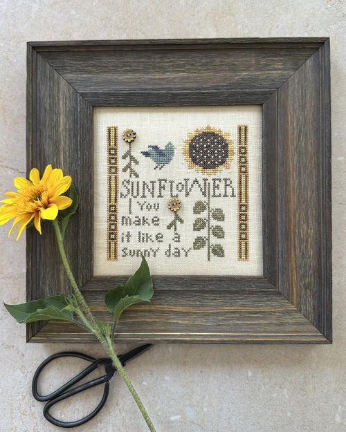 Sunny Day - Heart in Hand - Cross Stitch Pattern