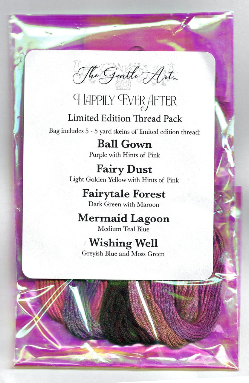 Happily Ever After Limited Edition Gentle Arts Cotton Thread Pack - Cross Stitch Floss, Thread & Floss, Thread & Floss, The Crafty Grimalkin - A Cross Stitch Store