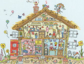 Craft Home - Bothy Threads - Cross Stitch Kit, The Crafty Grimalkin - A Cross Stitch Store