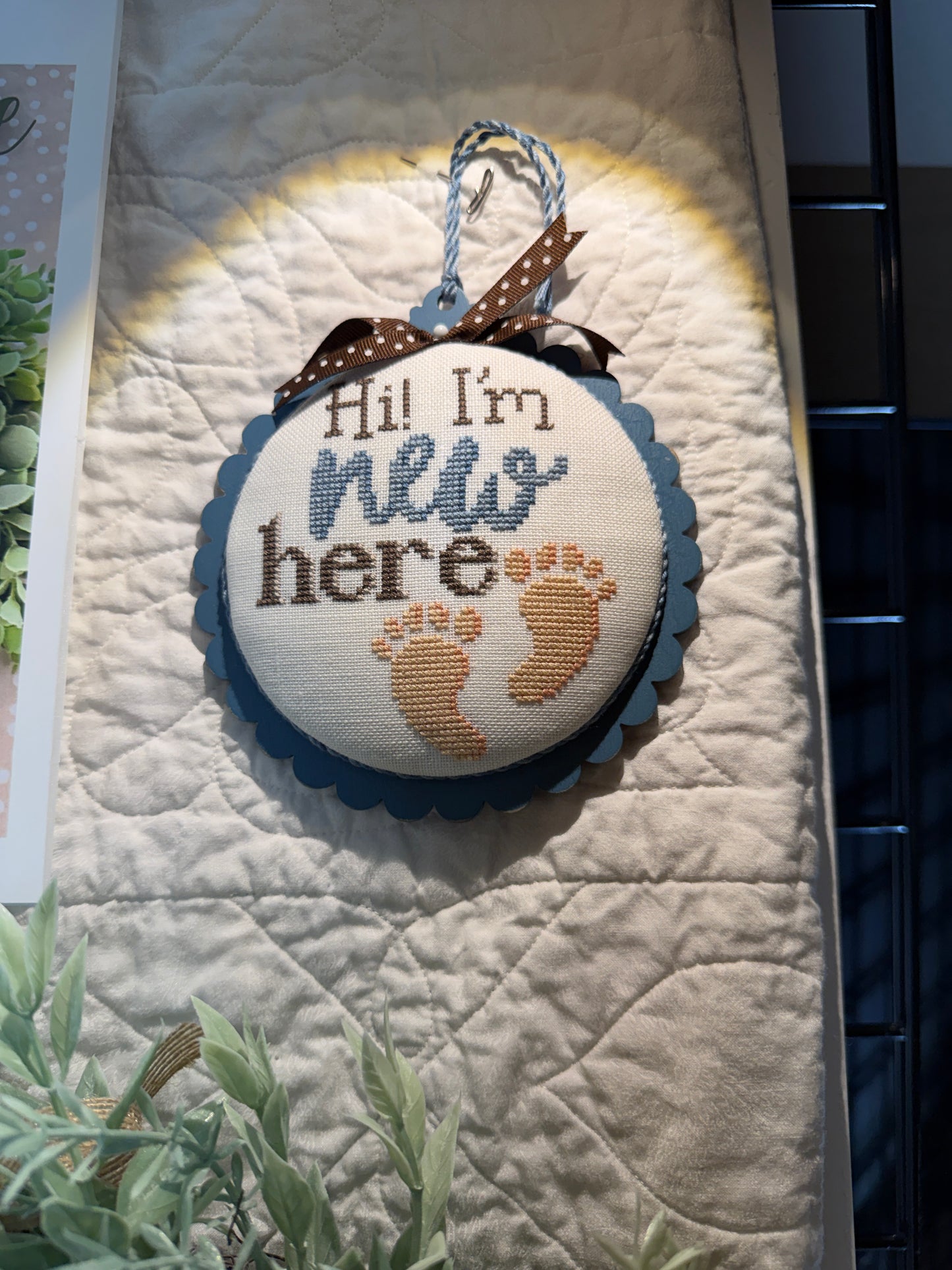 I'm New Here - Hands on Design - Cross Stitch Pattern