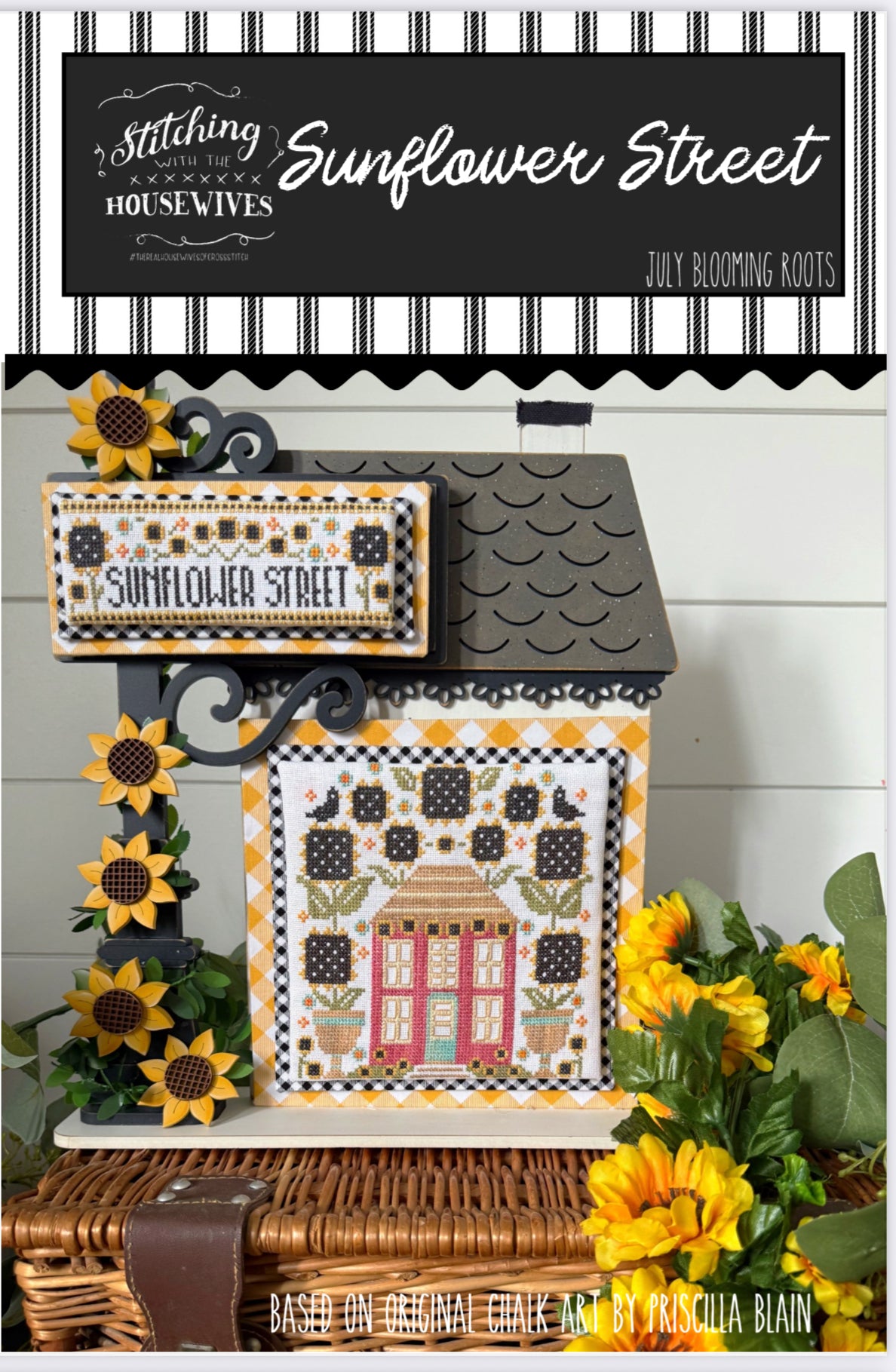 Sunflower Street, Blooming Roots - Stitching with the Housewives - Cross Stitch Pattern, Needlecraft Patterns, The Crafty Grimalkin - A Cross Stitch Store