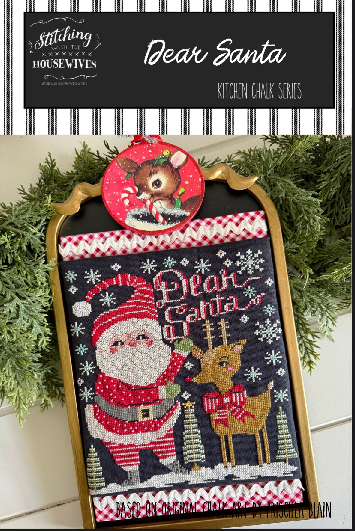 Dear Santa - Stitching with the Housewives - Cross Stitch Pattern, Needlecraft Patterns, The Crafty Grimalkin - A Cross Stitch Store