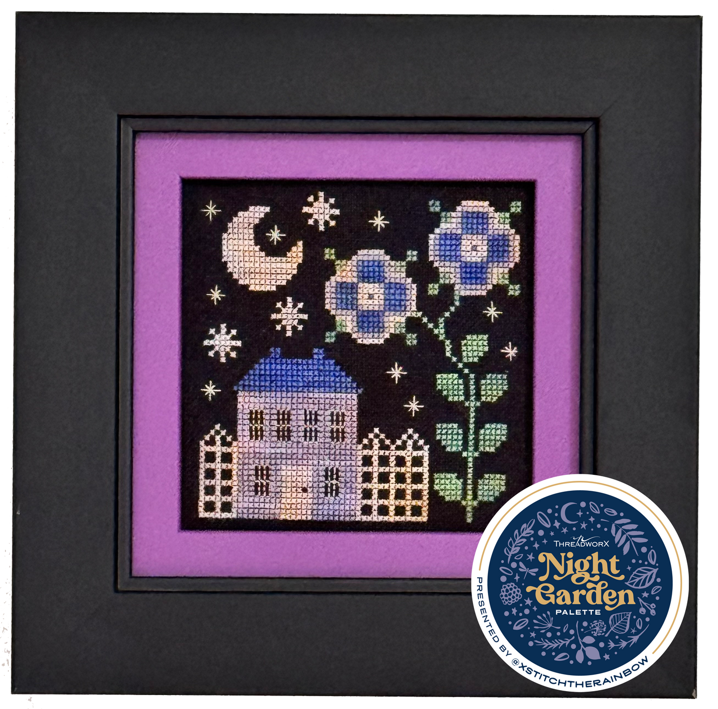 They Bloom at Night - Fox and Rabbit - Cross Stitch Pattern, Books, The Crafty Grimalkin - A Cross Stitch Store