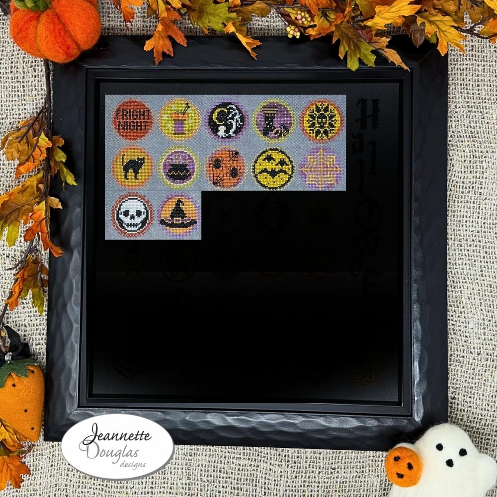 Halloween Dots 4-5-6 - Jeannette Douglas - Cross Stitch Pattern