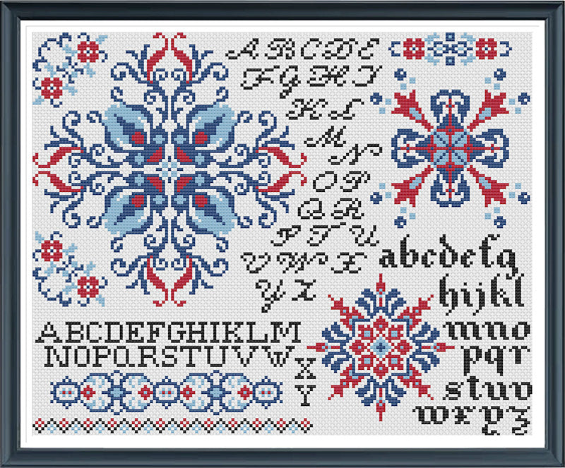 Kaleidoscope Sampler - Jan Hicks Creates - Cross Stitch Pattern