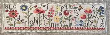 Alphabet Garden Summer Set - Jeanette Douglas - Cross Stitch Pattern