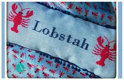Lobstah - The Elegant Thread - Cross Stitch Pattern, Needlecraft Patterns, The Crafty Grimalkin - A Cross Stitch Store