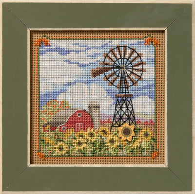 Windmill - Mill Hill - Autumn 2025 Buttons and Beads, Needlecraft Kits, Needlecraft Kits, The Crafty Grimalkin - A Cross Stitch Store