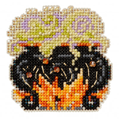 Witch's Cauldron - Mill Hill - Autumn Harvest 2024 Seasonal Ornament, Needlecraft Kits, Needlecraft Kits, The Crafty Grimalkin - A Cross Stitch Store