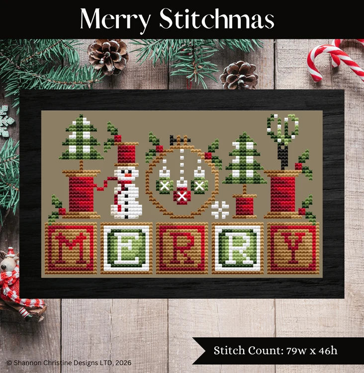 PREORDER Merry Stitchmas - Shannon Christine - Cross Stitch Pattern