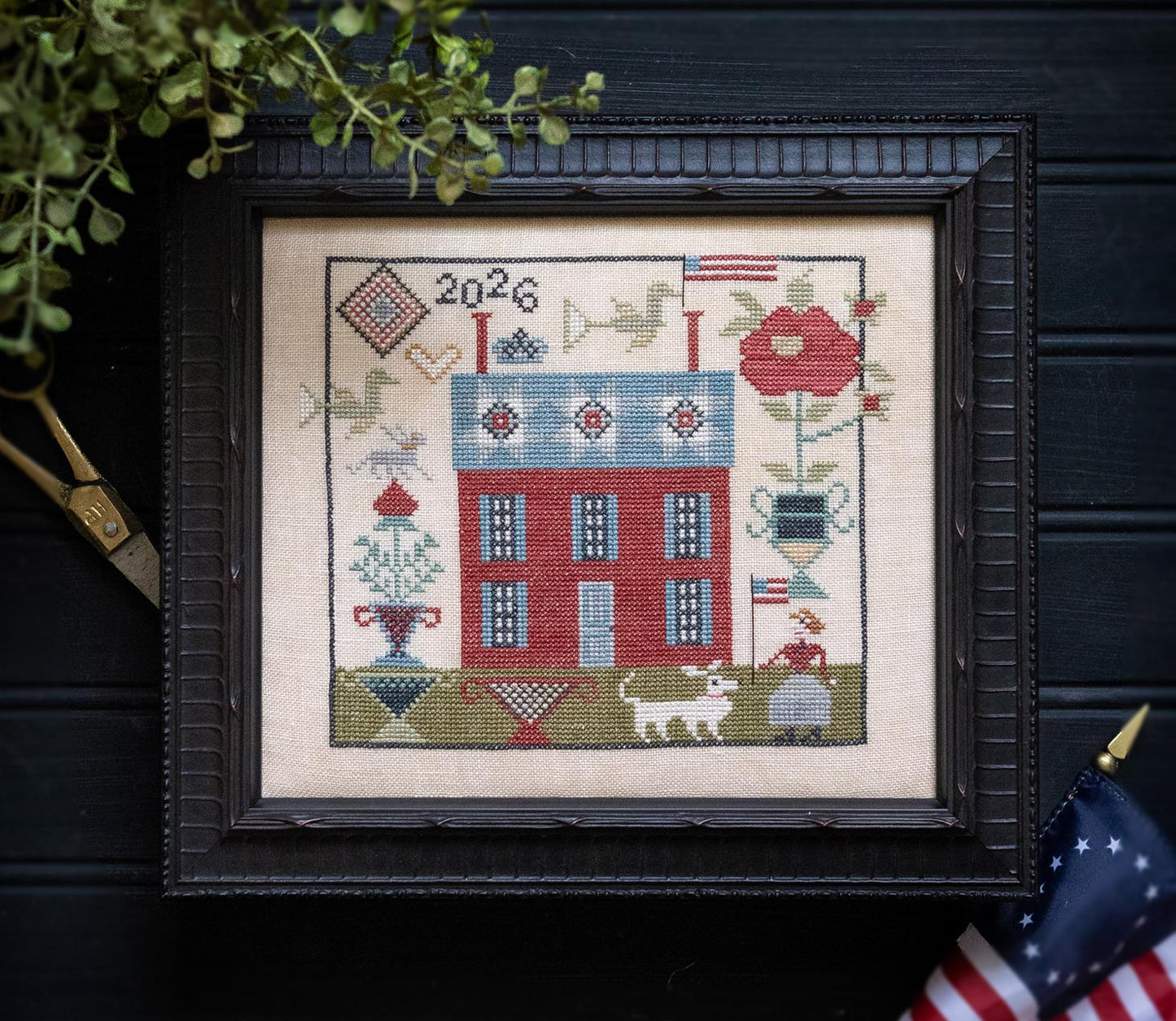 MISS PILKINGTON'S COTTAGE - Plum Street Samplers - Cross Stitch Pattern