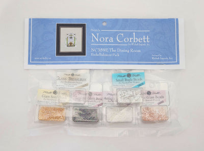 The Dining Room - Nora Corbett - Cross Stitch Pattern/Embellishments