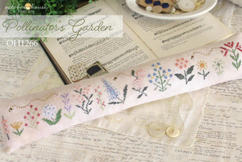 Pollinator's Garden - October House Fiber Arts - Cross Stitch Pattern, Needlecraft Patterns, Needlecraft Patterns, The Crafty Grimalkin - A Cross Stitch Store