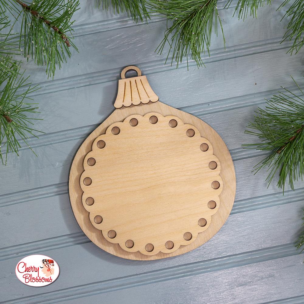 Vintage Ornaments Set 3 - Cherry Blossoms - Cross Stitch Pattern