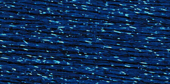 PB80 - Nautical Blue Petite Treasure Braid - Rainbow Gallery, The Crafty Grimalkin - A Cross Stitch Store