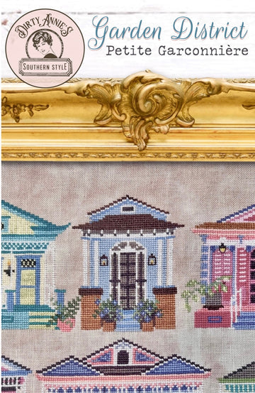Garden District: Petite Garonniere #2 - Dirty Annie's - Cross Stitch Pattern, Needlecraft Patterns, Needlecraft Patterns, The Crafty Grimalkin - A Cross Stitch Store